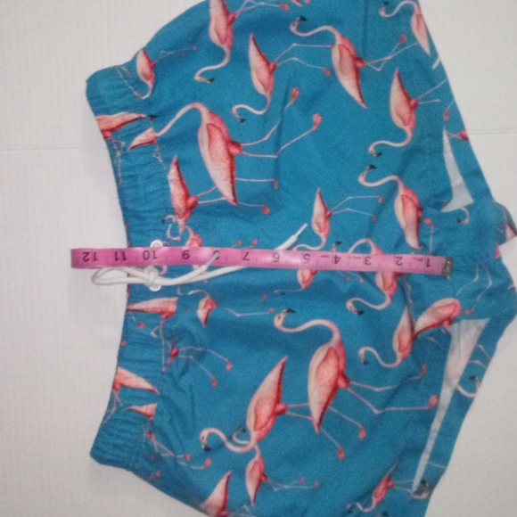 ASOS FLAMINGOS PRINT SWIM SHORT'S - Picture 4 of 11